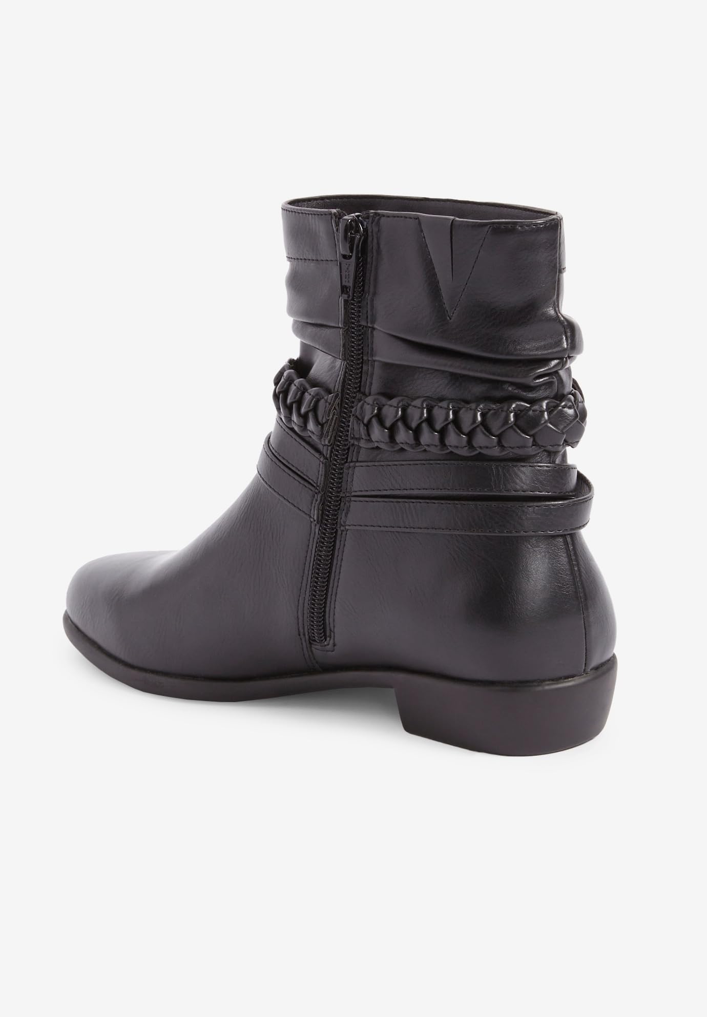 Comfortview Women's Wide Width Mickey Bootie - Slip Resistant Winter Ankle Boots for Cold Weather & Outdoor Activities