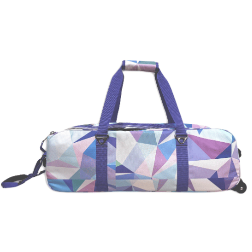 BSI Clear Top 3 Ball Tote Bowling Bag - Lilac & Sky Blue for Women | Perfect for League Play, Tournaments & Practice Sessions