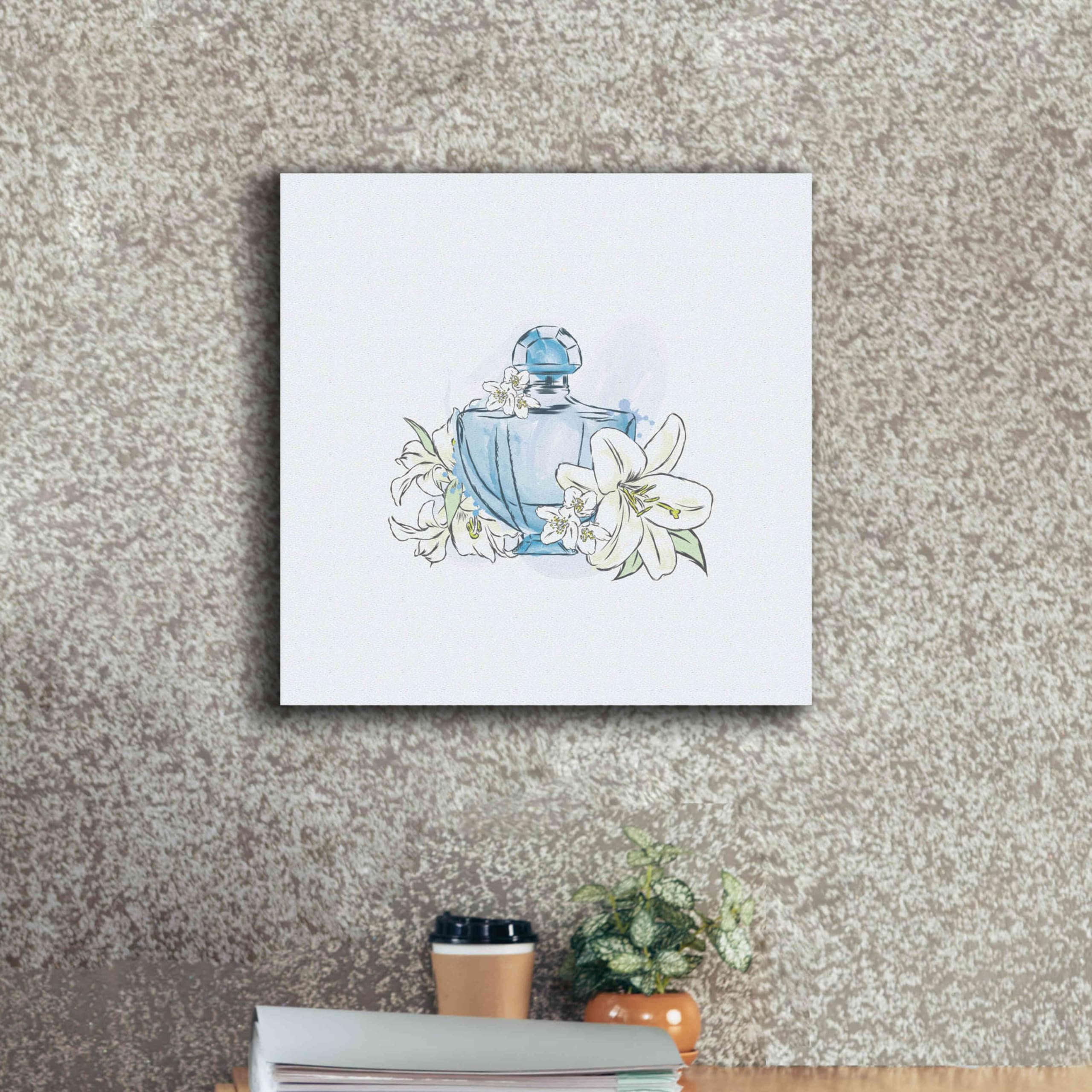 Incado 'Perfume II' Giclee Canvas Wall Art - 18x18 Inches Modern Graffiti Print for Living Room, Bedroom & Office Decor