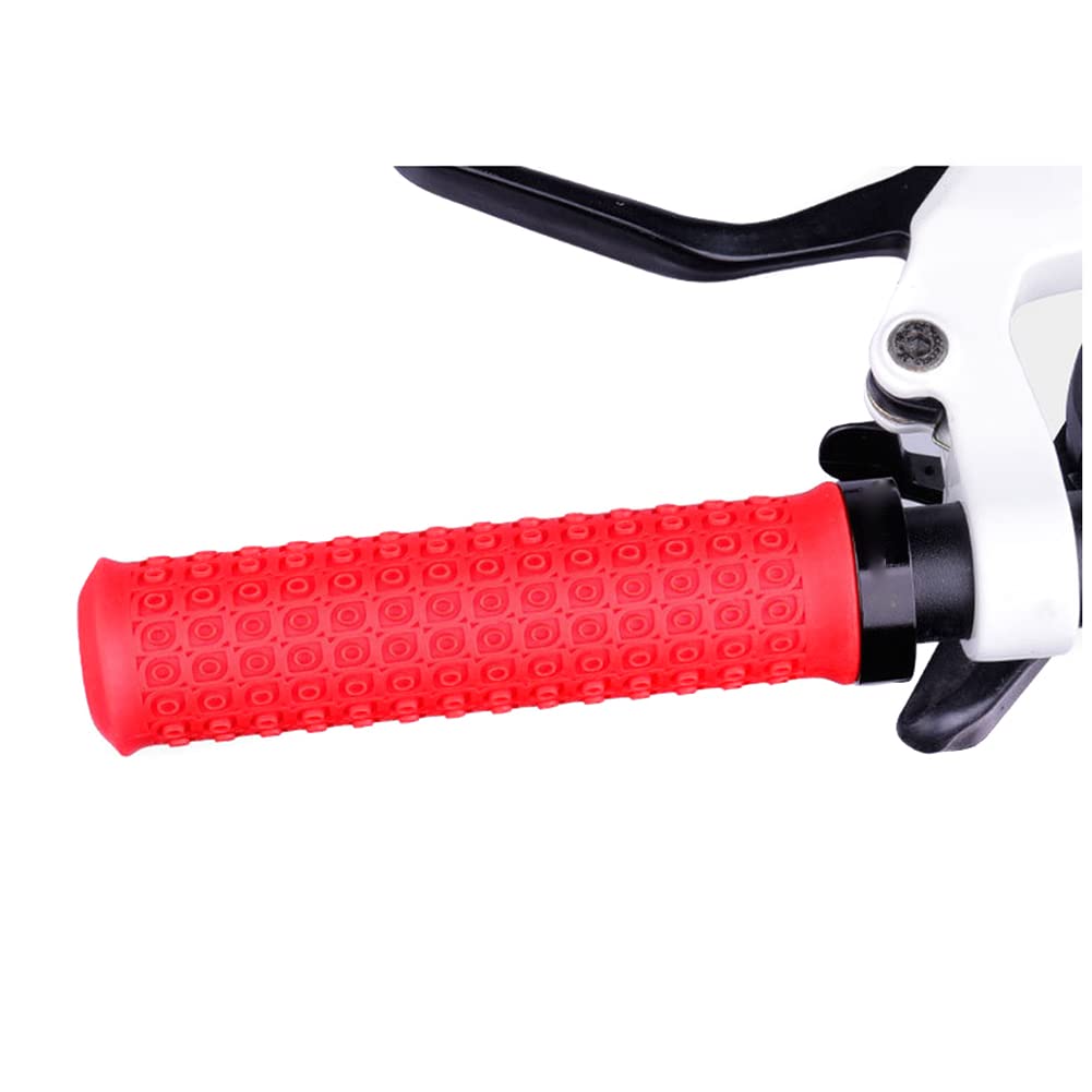 Anti-Slip Bicycle Handlebar Grips - Zcargel Soft Rubber Bike Grips for Mountain Bikes (20-22mm Diameter) | Durable Handlebar Protectors for Comfortable Cycling & Off-Road Adventures