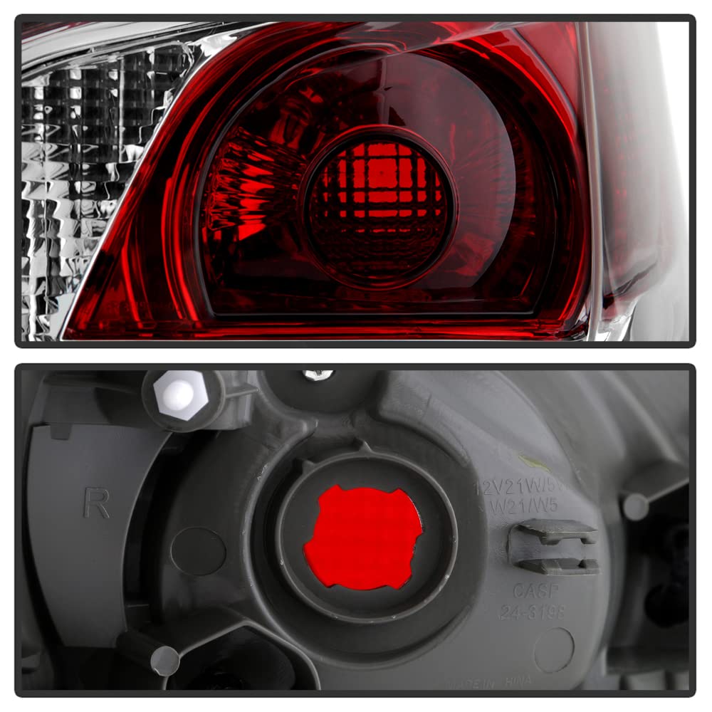 ACANII - OEM Style Red Tail Lights Brake Lamps Pair for 2013-2015 Nissan Altima 4-Door Sedan - Left & Right Replacement - Perfect for Night Driving & Enhanced Safety