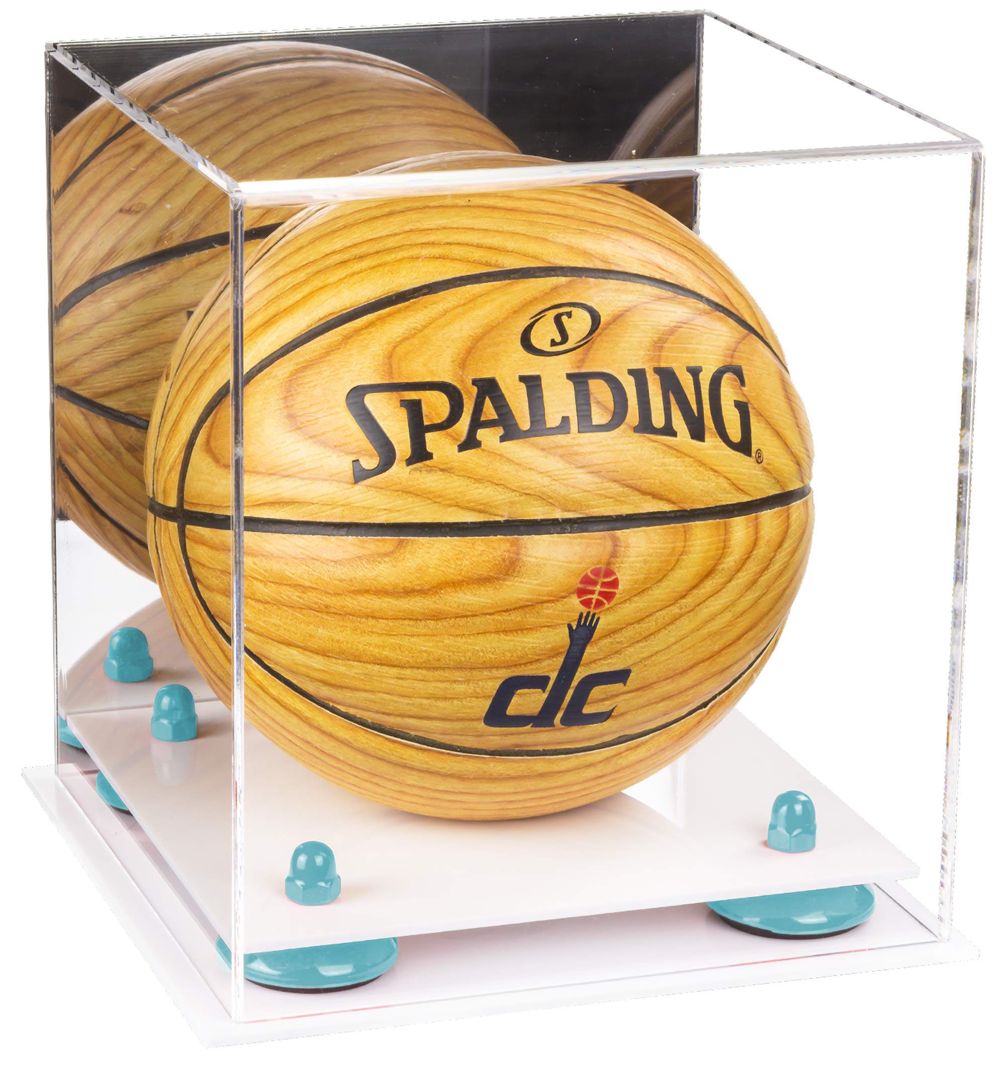 Acrylic Mini Basketball Display Case - Perfect for Collectibles & Memorabilia - Ideal for Home, Office, or Sports Room Decor