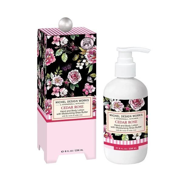 MDW Cedar Rose Scented Lotion - 16oz Moisturizing Body Lotion for Dry Skin - Relaxing Aromatherapy for Spa & Home Use