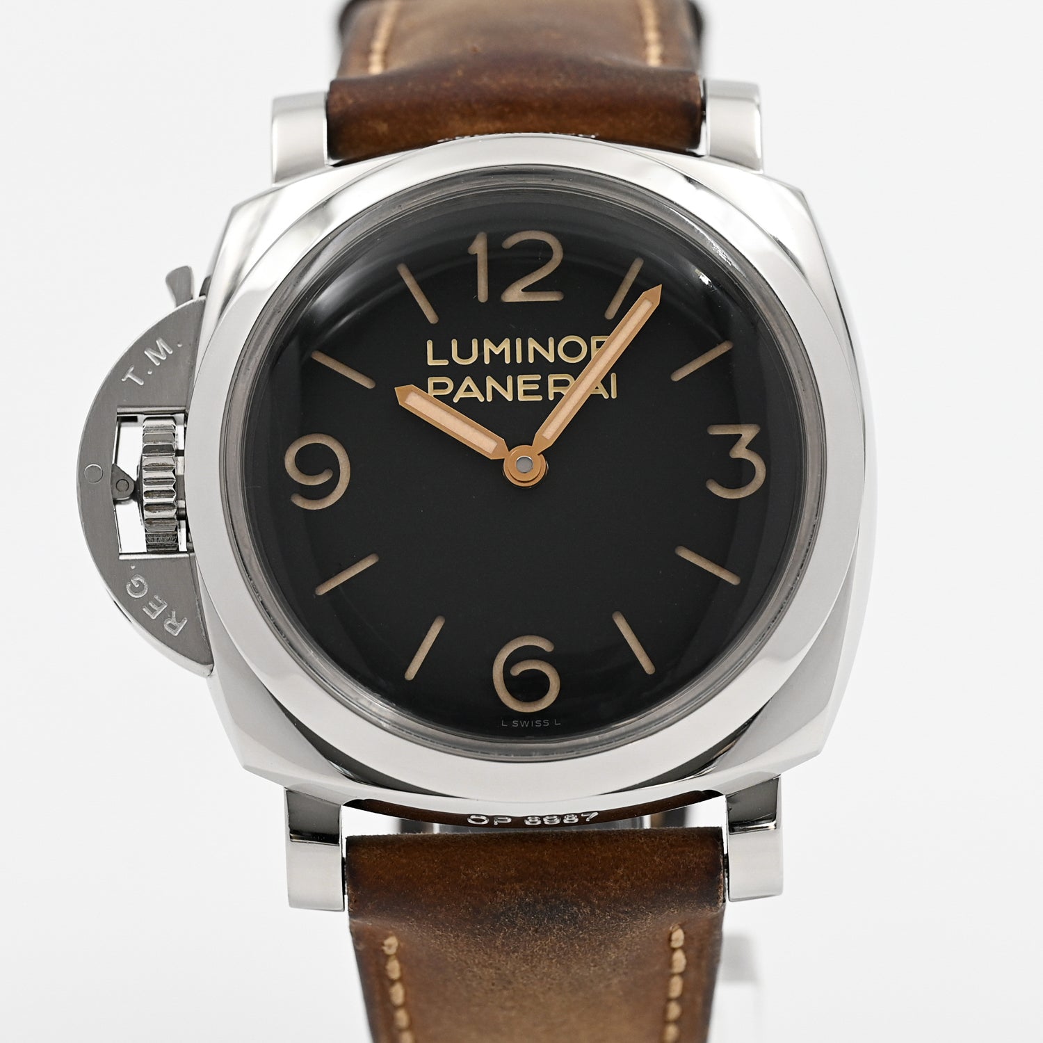 Original Panerai Luminor 1950 Left Handed 2016 Luxury Watch - Perfect for Collectors & Left-Handed Professionals | Stylish Timepiece for Formal Events & Business Meetings