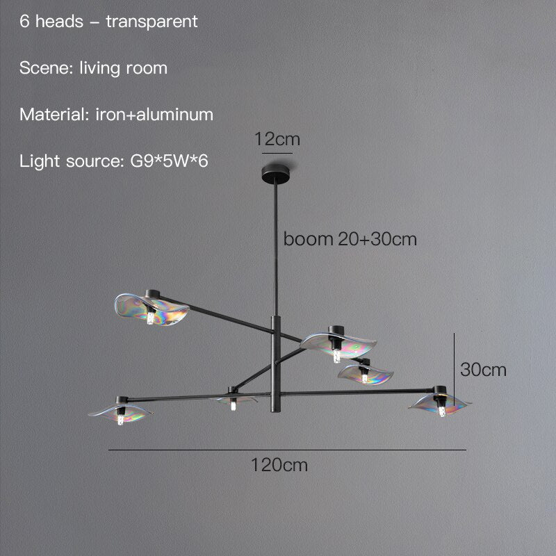 Elegant Calla LED Chandelier - Modern Crystal Ceiling Light Fixture for Dining Room, Bedroom & Living Room Decor