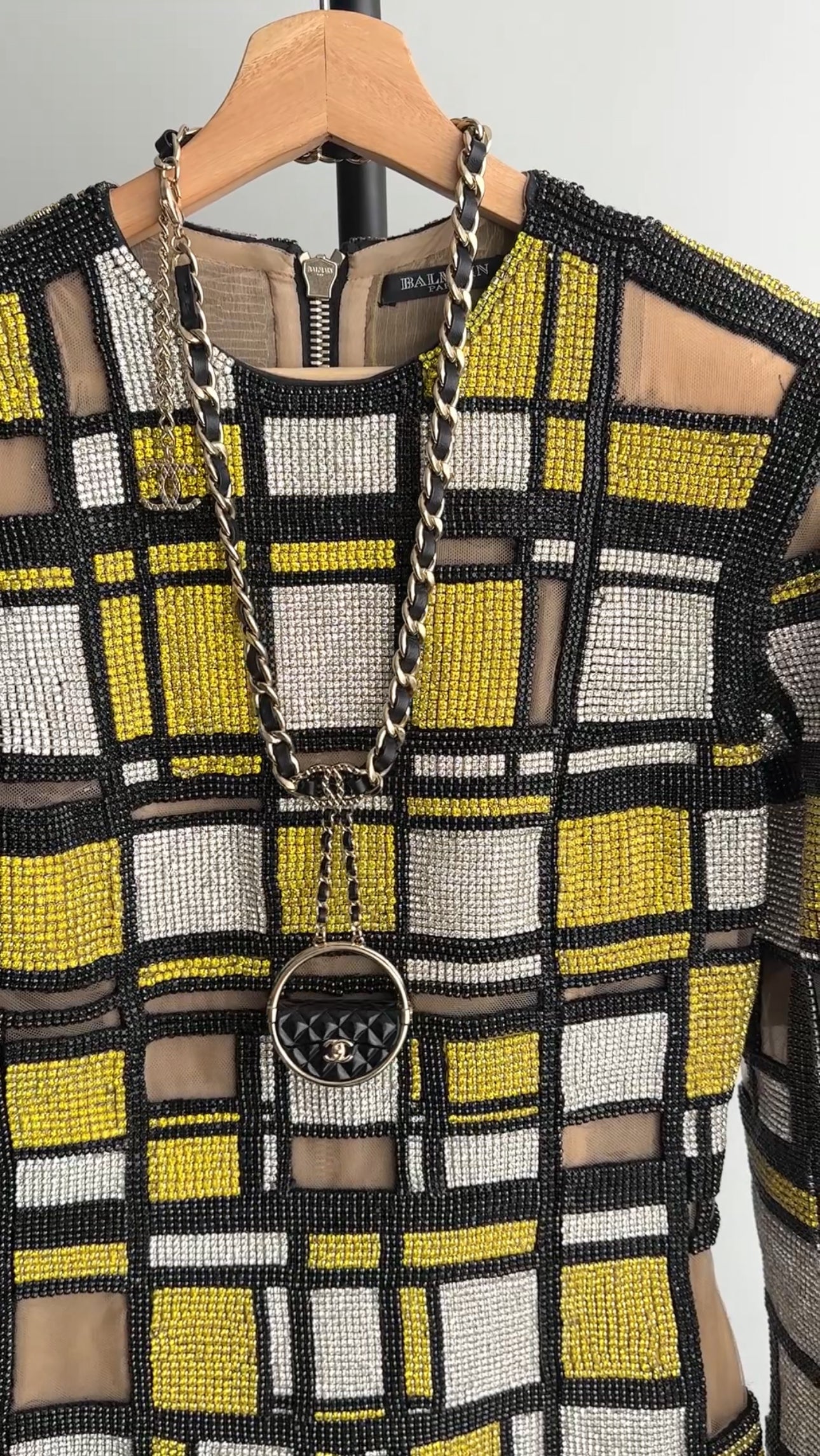 Chanel 23C Hula Hoop Bag Compact Charm Necklace & Belt - Luxury Fashion Accessory for Women, Perfect for Parties, Date Nights & Special Occasions