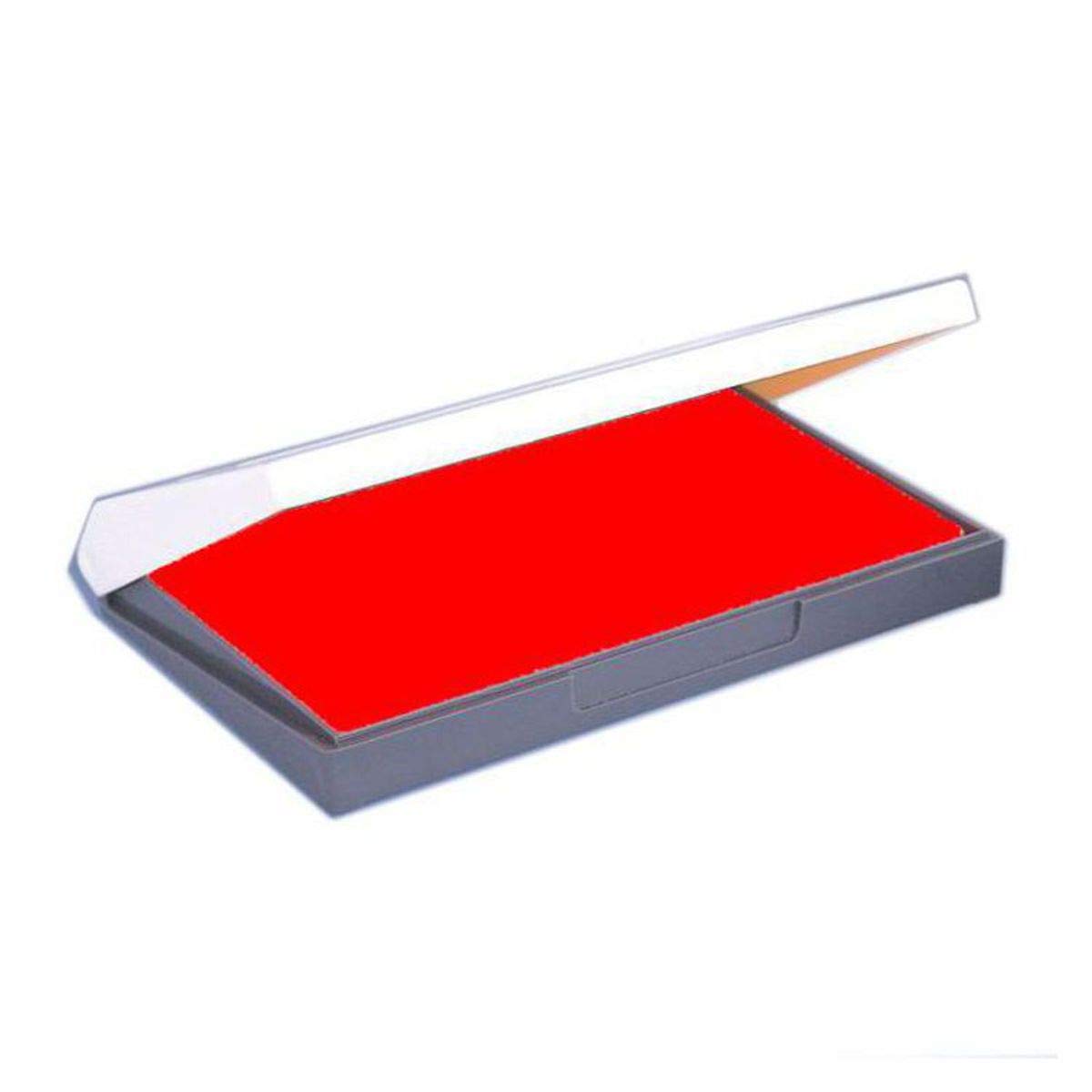 Premium Self-Inking Stamp Pad with Vibrant Red Ink - Perfect for Office, Crafting, and DIY Projects