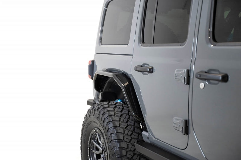 Addictive Desert Designs Stealth Fighter Rear Fenders for 2018-2021 Jeep Wrangler JL & JT - Heavy Duty Off-Road Protection for Rock Crawling & Trail Adventures