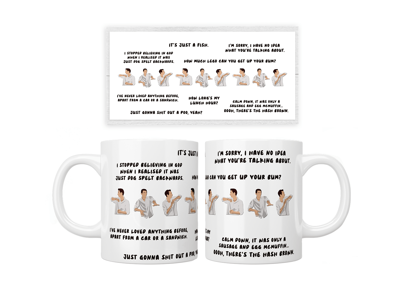 The Inbetweeners Neil Sutherland Quotes Mug - Funny TV Show Inspired Coffee Cup for Fans - Perfect for Home, Office & Gifts