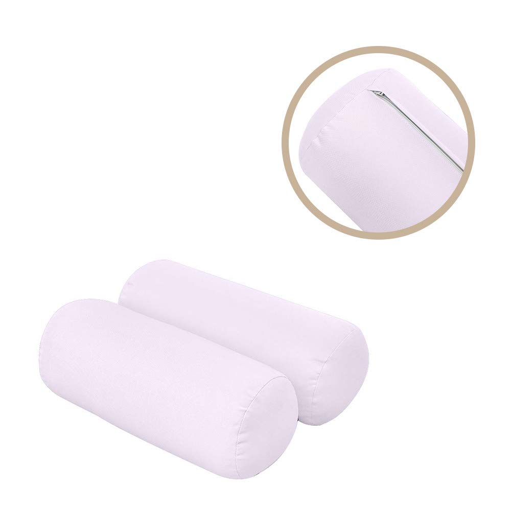Style2 AD107 Twin Size 5-Piece Outdoor Daybed Set - Knife Edge Mattress Cushion with Bolster Pillows | Perfect for Patio, Poolside & Garden Lounging