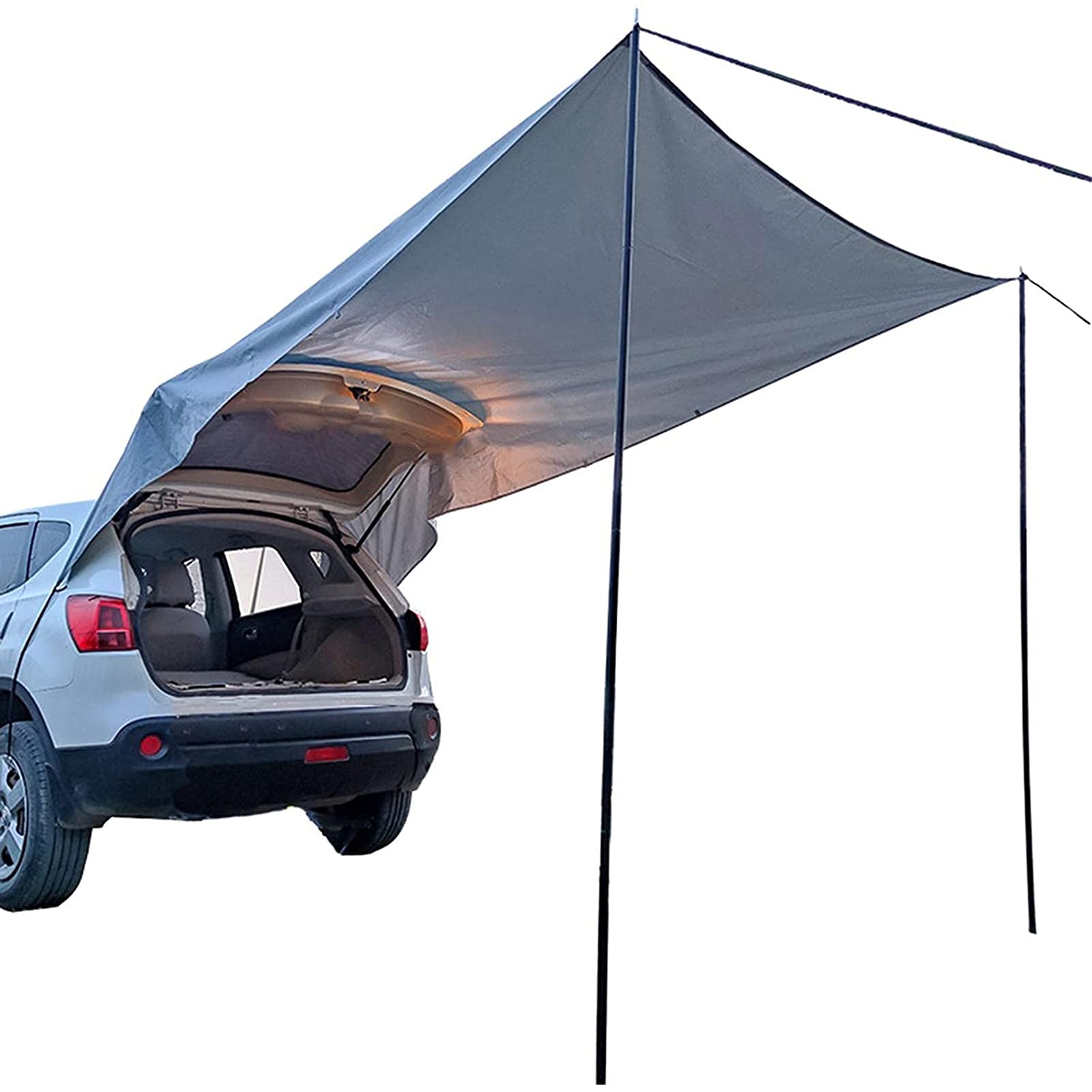 Portable Waterproof Car Rear Tent & Trunk Sun Shade Awning for SUV, RV, Trailer - Perfect for Outdoor Camping, Beach Trips & Tailgate Parties