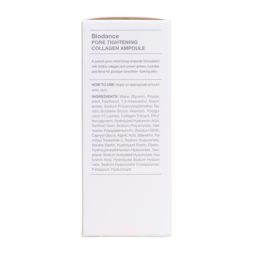 BIODANCE Pore Tightening Collagen Ampoule 50ml - Korean Skincare for Wrinkles & Fine Lines - Perfect for Night Routine & Anti-Aging Treatment