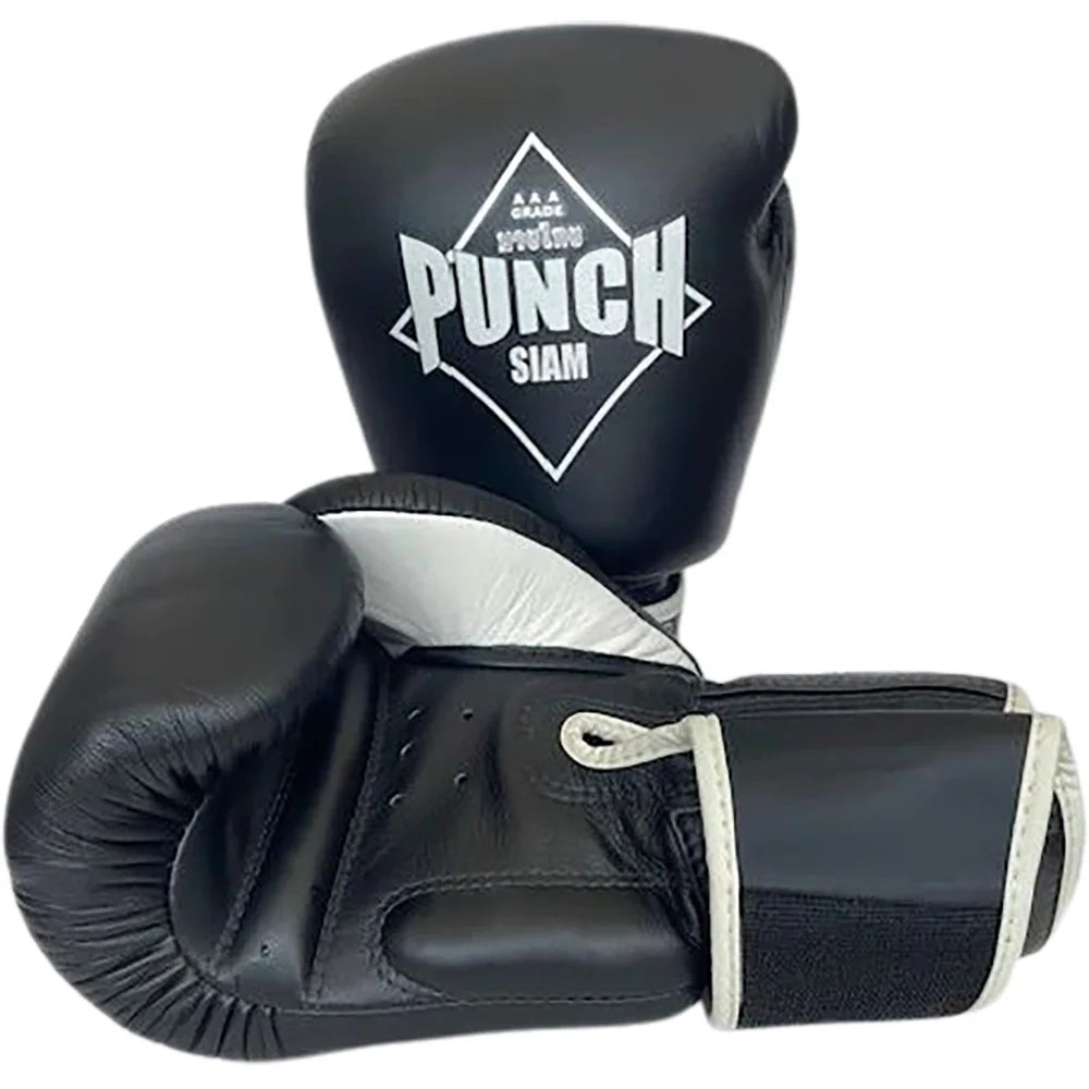 Premium Siam Leather 16oz Boxing Gloves for Training & Sparring - Ideal for Boxing, MMA, Kickboxing & Fitness Workouts