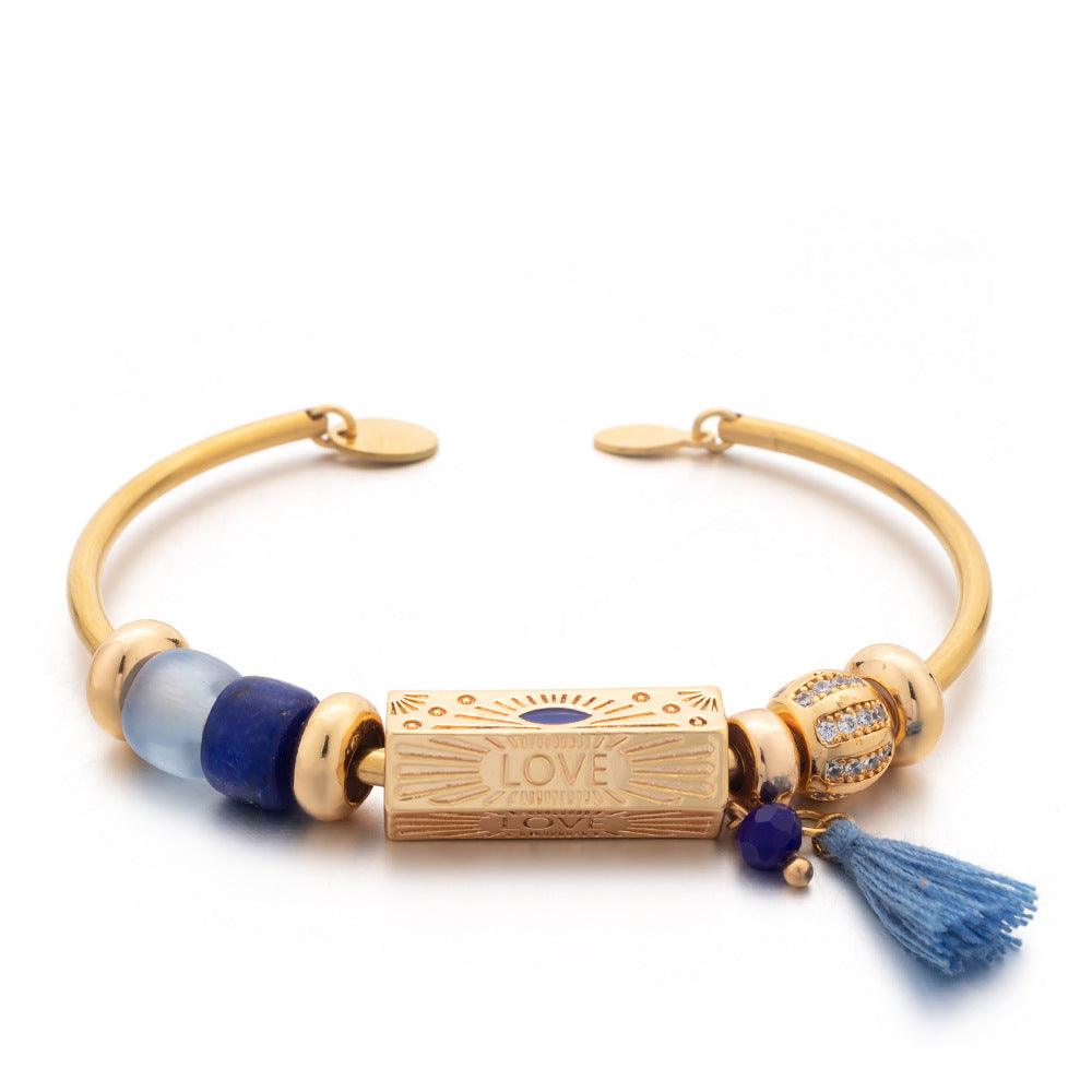 Trendy European & American Couple Bracelets - Matching Love Bracelets for Couples - Perfect for Anniversaries, Valentine's Day & Romantic Gifts