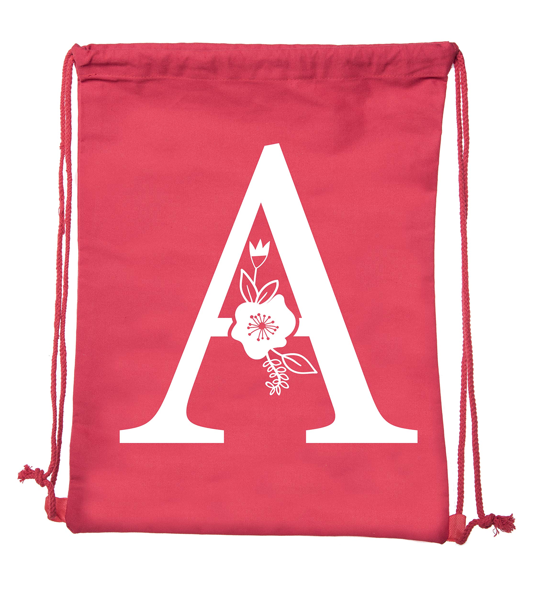 Custom Monogram Drawstring Backpacks - Bulk Personalized Cinch Bags for School, Gym & Travel | Promotional Gift & Event Favors