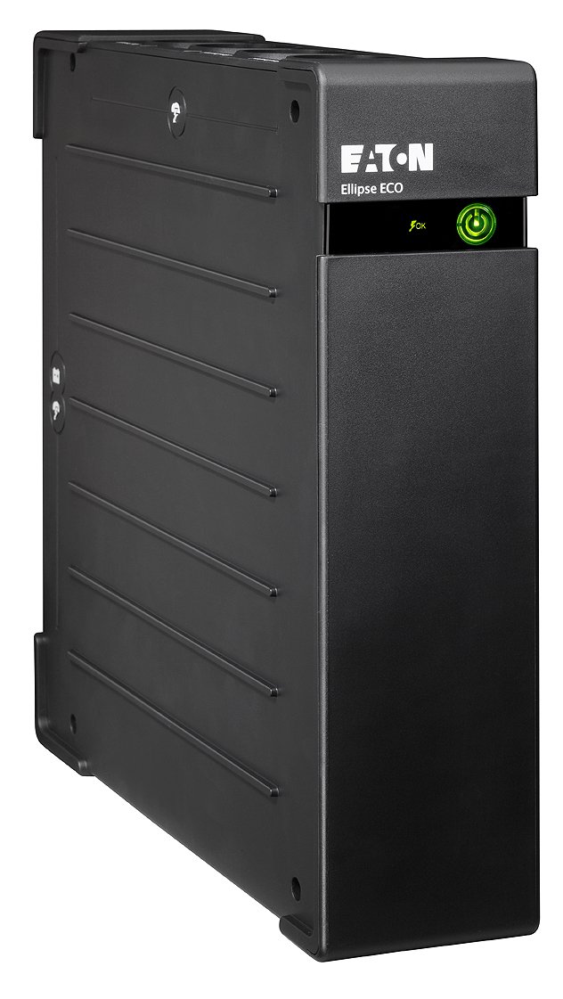 Eaton Ellipse ECO 1600VA USB FR Offline UPS with Surge Protection - 8 French Outlets, USB Interface & Included Cable - Backup Power for Home Office, PC & Electronics (Black) - EL1600USBFR