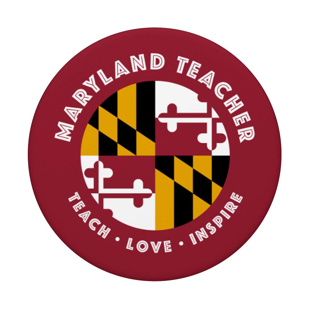 Maryland Teacher PopSockets - Swappable PopGrip for Phones & Tablets