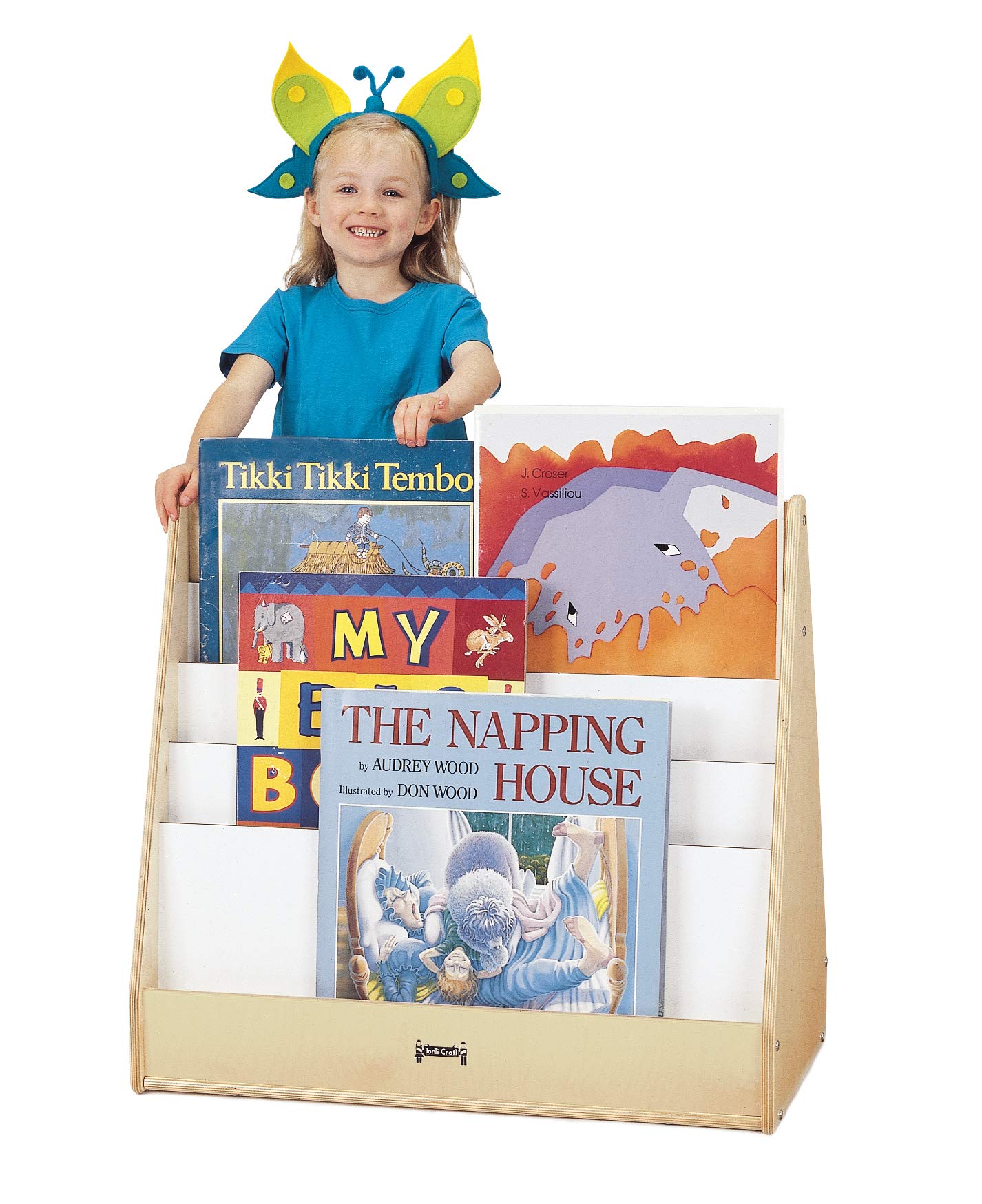 Jonti-Craft 3502JC Big Book Pick-a-Book Stand - Durable Classroom Bookshelf for Kids, Organizer for Children's Books - Perfect for Preschool, Daycare & Home Reading Corners