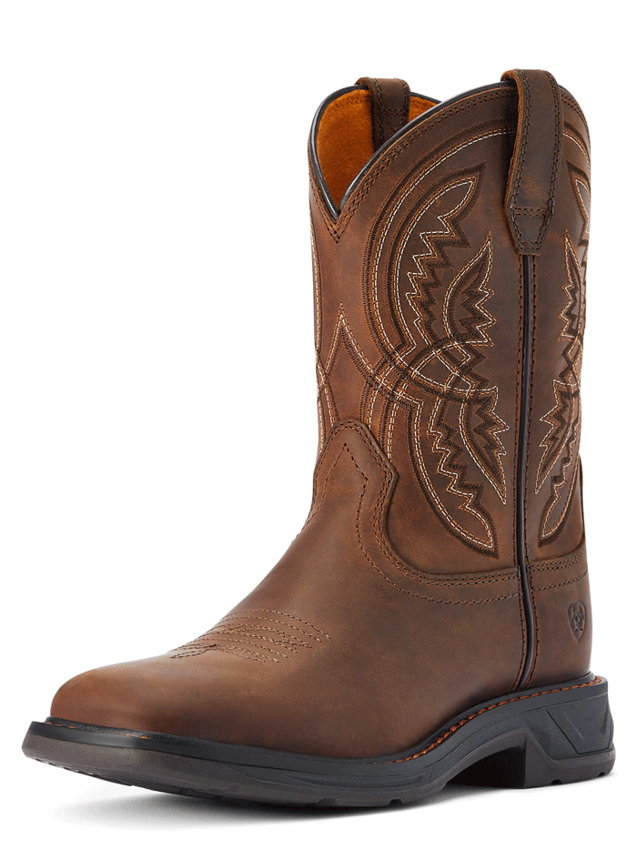 Ariat Kids WorkHog XT Coil Western Boots for Boys & Girls - Durable Leather Cowboy Boots for Riding, Ranch Work & Outdoor Adventures