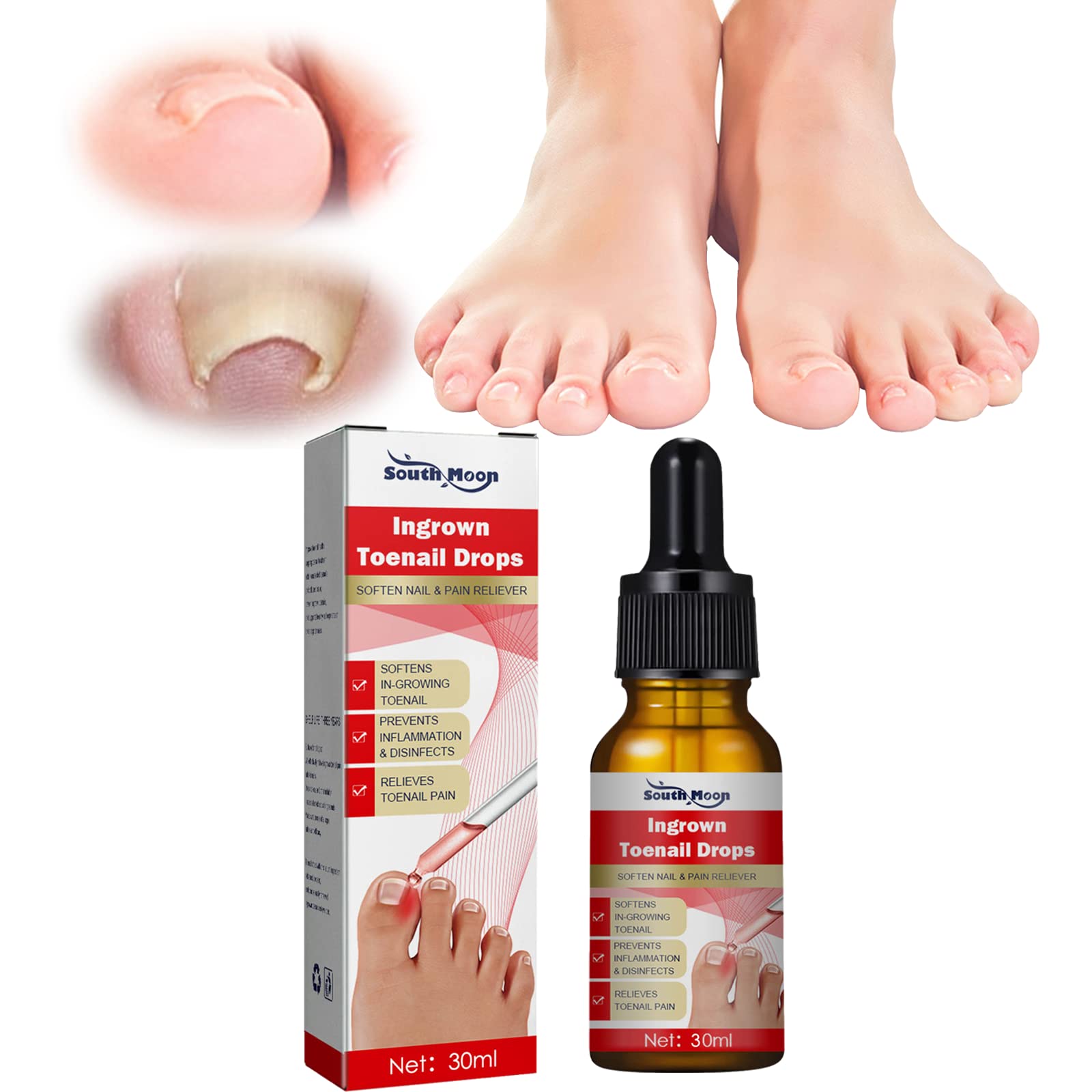 30ml Cuticle Care Oil for Ingrown Toenails - NailHelper Treatment Oil | Ingrown Toenail Corrector & Nail Care Solution | Perfect for Pedicures & At-Home Nail Treatment