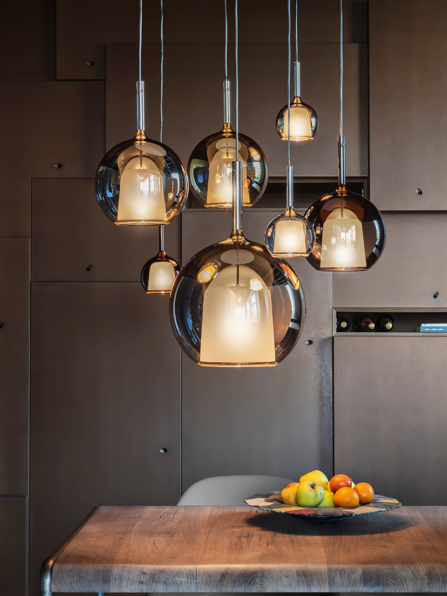 Modern Glo Pendant Light - Elegant Hanging Fixture for Kitchen Island, Dining Room & Bedroom - Dimmable LED Chandelier with Adjustable Height - Perfect for Home Decor & Interior Lighting