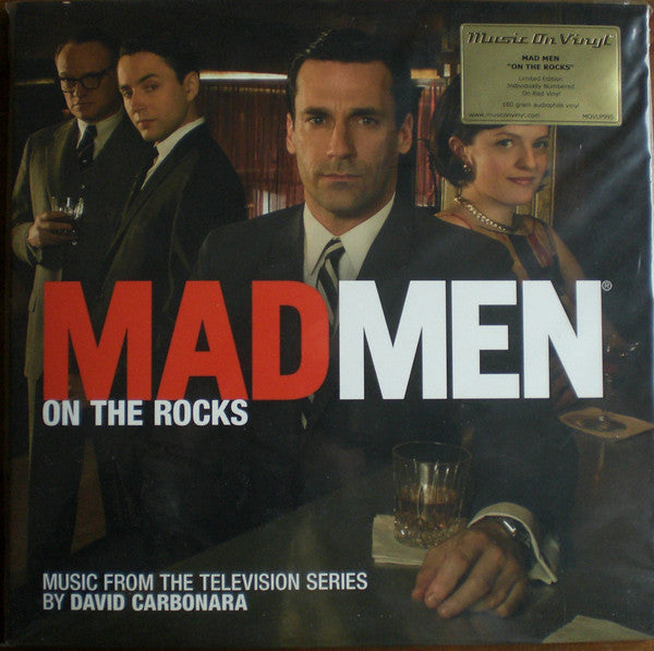 David Carbonara - Mad Men On The Rocks: Music From The Television Series (Limited Edition Numbered Red Vinyl LP, Near Mint Condition) - Perfect for Jazz Lovers & TV Show Collectors
