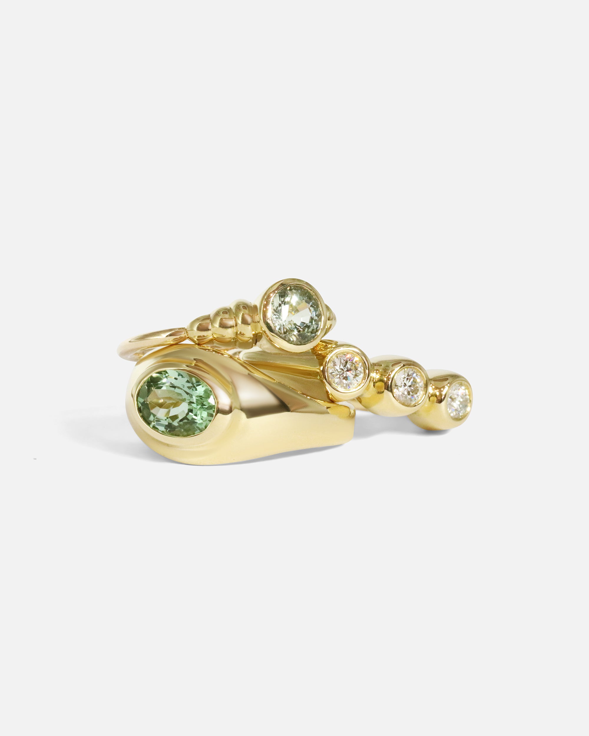 Belle Ring for Women - Elegant Gold & Silver Fashion Rings - Perfect for Weddings, Parties & Everyday Wear