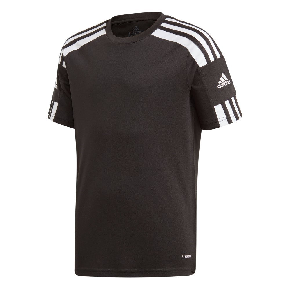 Adidas Youth Squadra 21 Soccer Jersey - Black & White Team Uniform for Kids - Perfect for Youth Soccer Games, Training & Team Sports