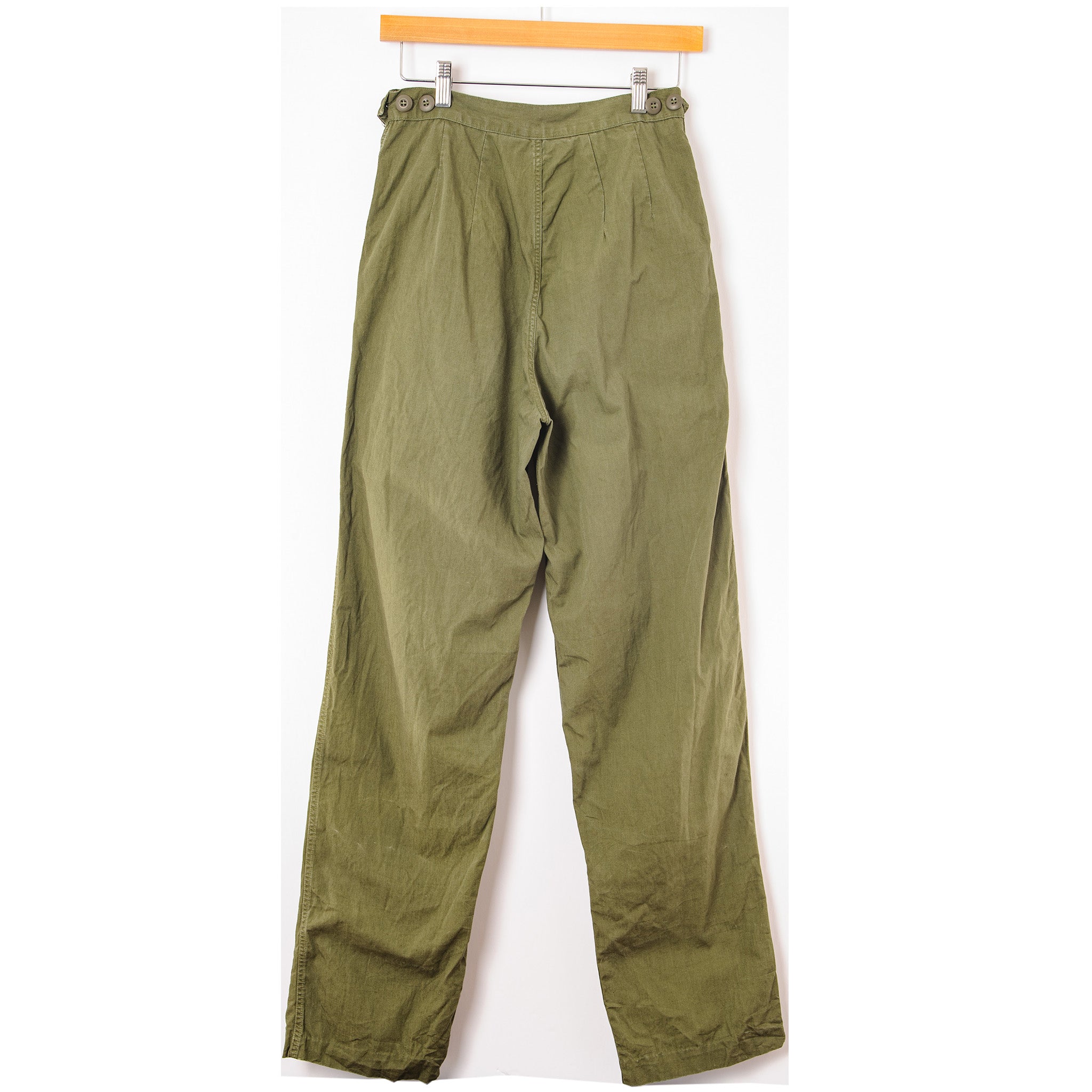 US Army Field Trousers Women's Pants - Vietnam War Era (1967) - Size 26x32 - Military Uniform, Outdoor Hiking & Vintage Style Fashion