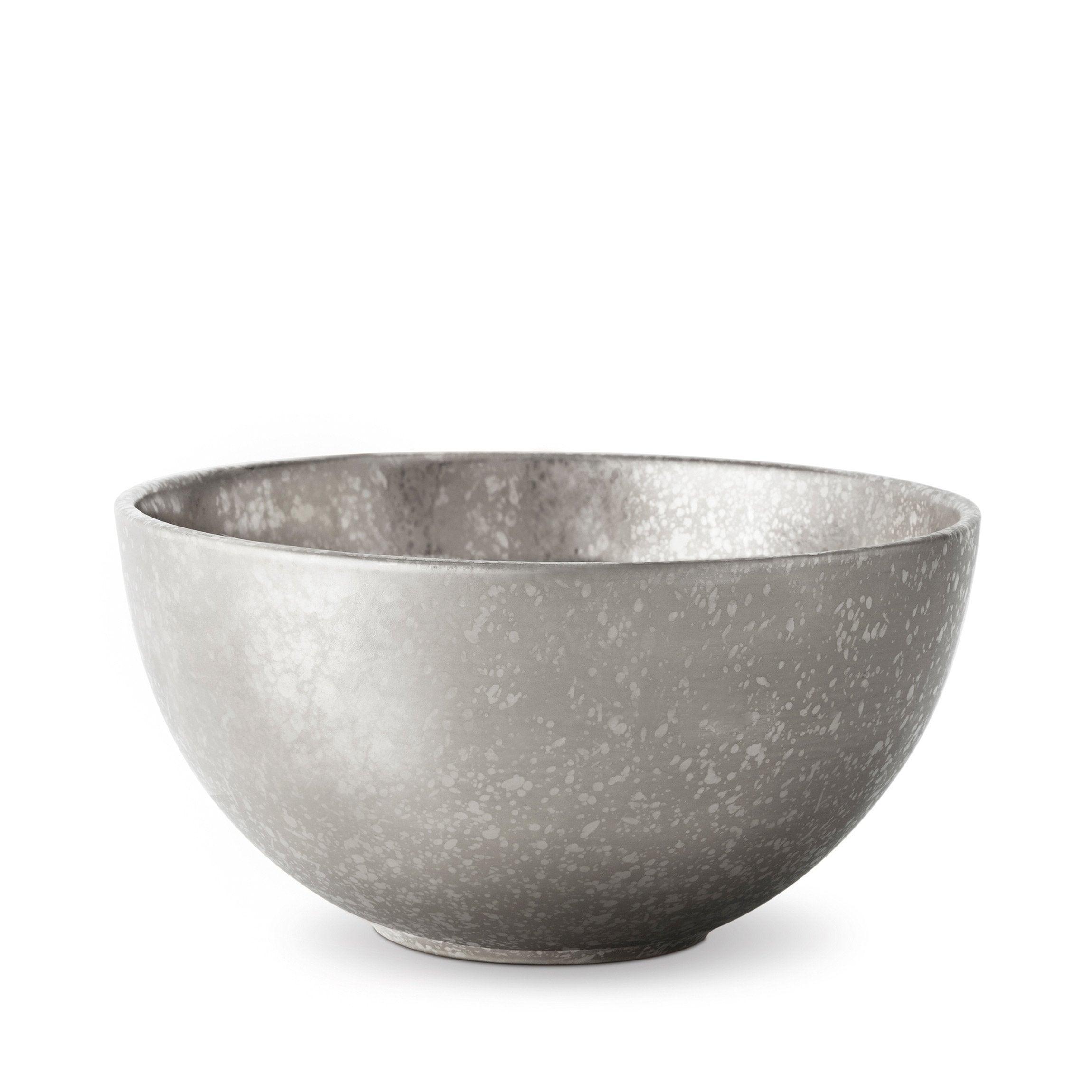 Alchimie Bowl Platinum - Premium Handcrafted Ceramic Serving Bowl for Salads, Pasta & Desserts | Elegant Dining & Entertaining