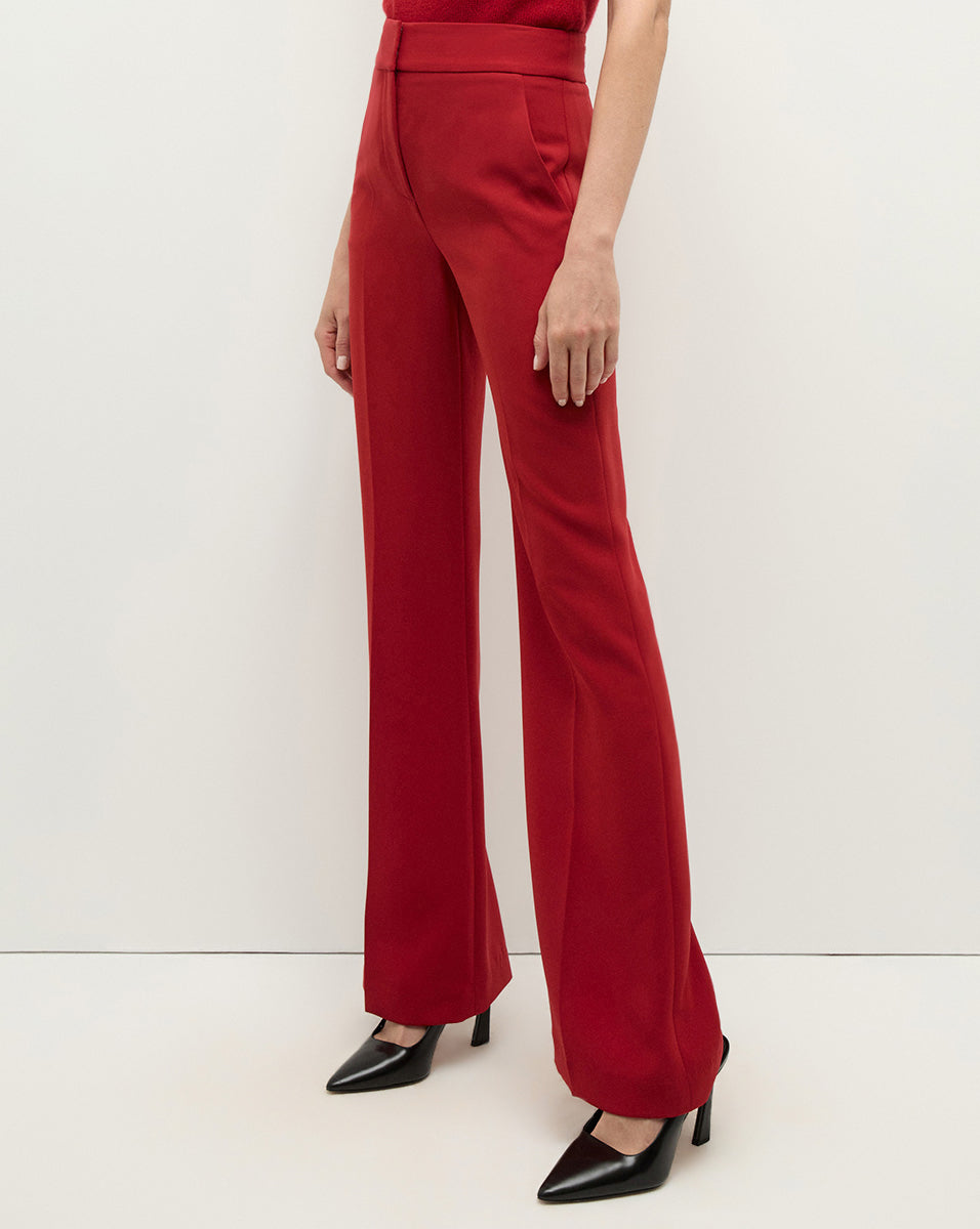 Lebone Women's Crimson Pants - Stylish & Comfortable High-Waisted Trousers for Work, Office & Casual Wear