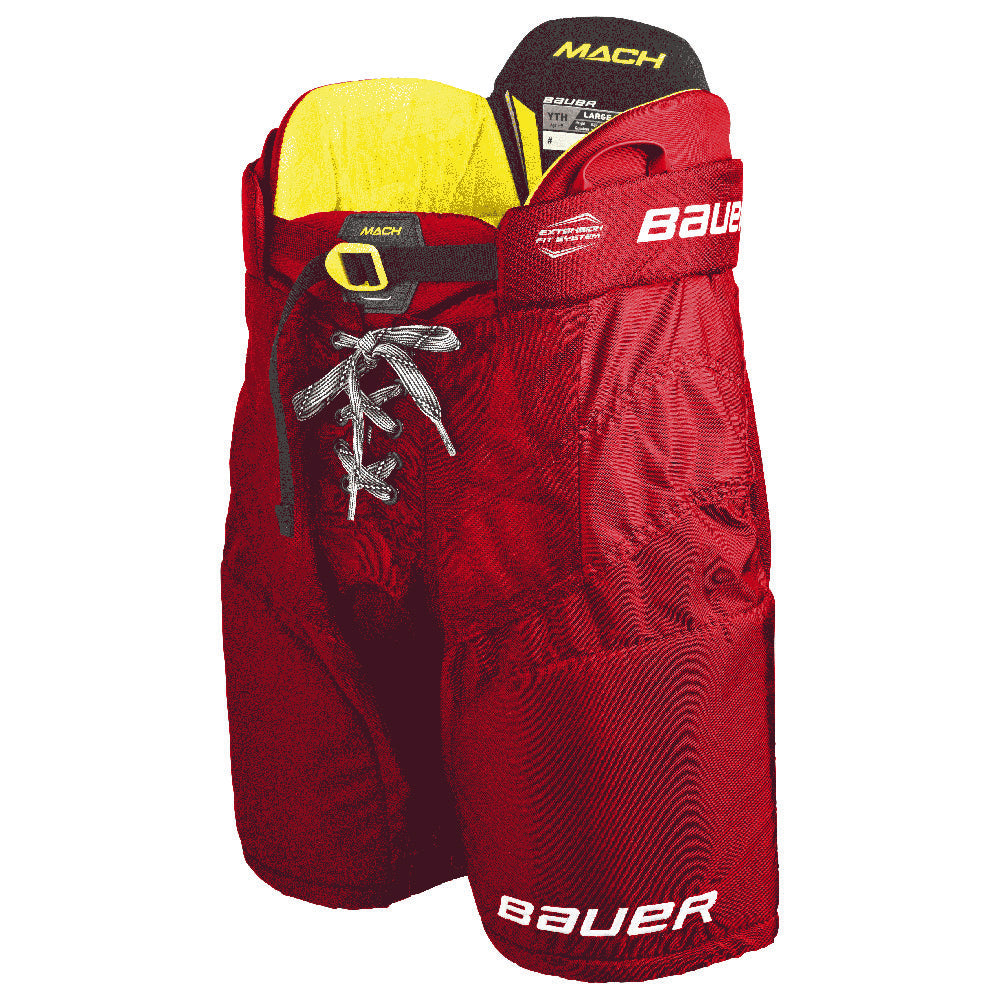 Bauer Supreme Mach Youth Ice Hockey Pants - Protective Hockey Gear for Boys & Girls - Perfect for Ice Skating, Hockey Practice & Games