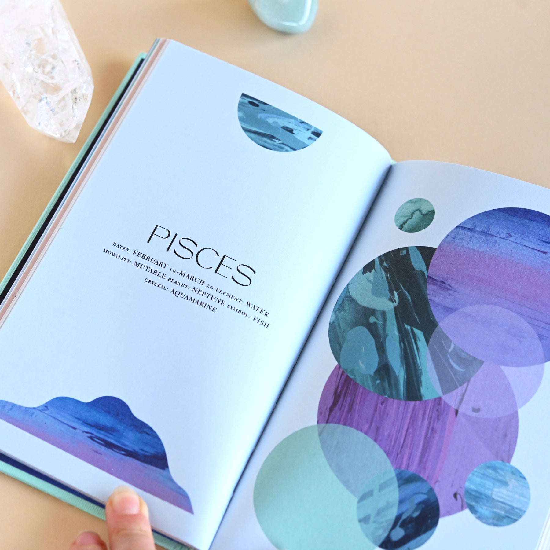 Pisces Crystal Astrology Necklace - Zodiac Birthstone Jewelry for Women, Healing Gemstone Pendant for Spiritual Protection & Positive Energy | Perfect Gift for Birthday, Meditation & Everyday Wear
