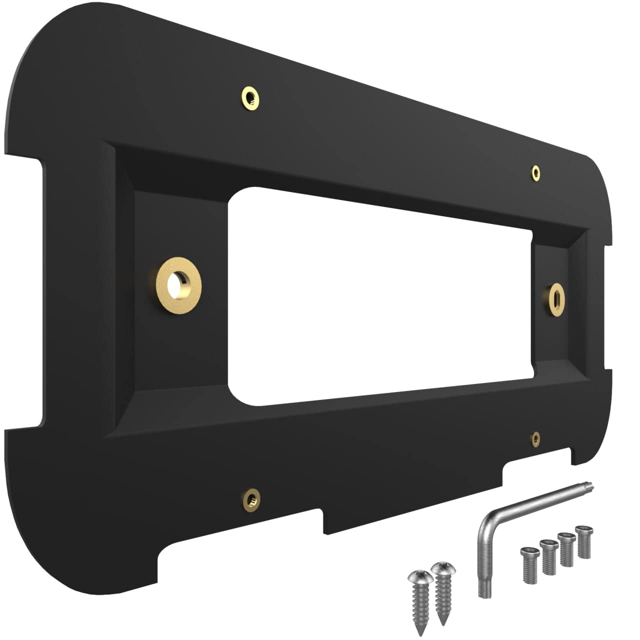BMW License Plate Holder Bracket Mounting Kit - Compatible with 1, 2, 3, 4, 5, 6 Series - Rear Plate Frame Adapter for Trunk & Bumper - Replaces 51187160607, 511882380615 & 51188238061 - Durable Car Accessory for Secure Tag Display