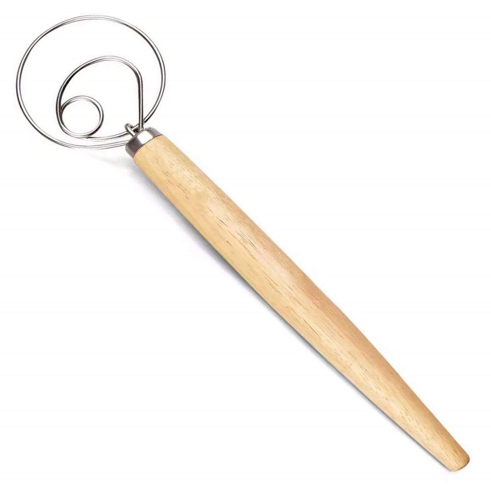 Premium Stainless Steel Danish Dough Whisk - 13