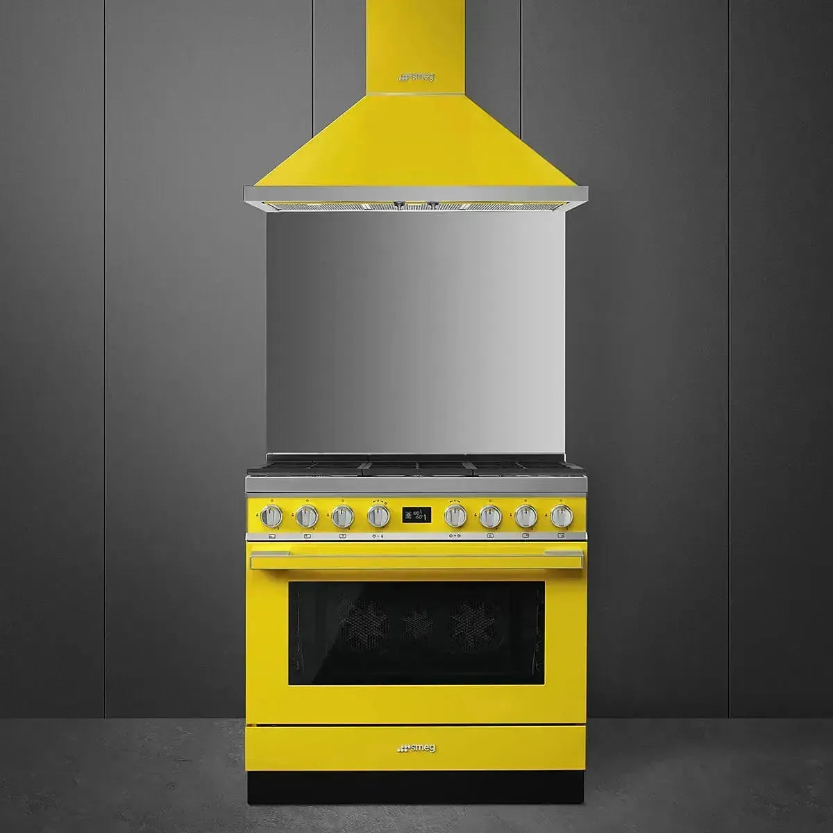 Smeg 90cm Portofino Induction Cooktop - Sunshine Yellow | Fast Heating Electric Stove for Modern Kitchens | Perfect for Home Cooking & Entertaining