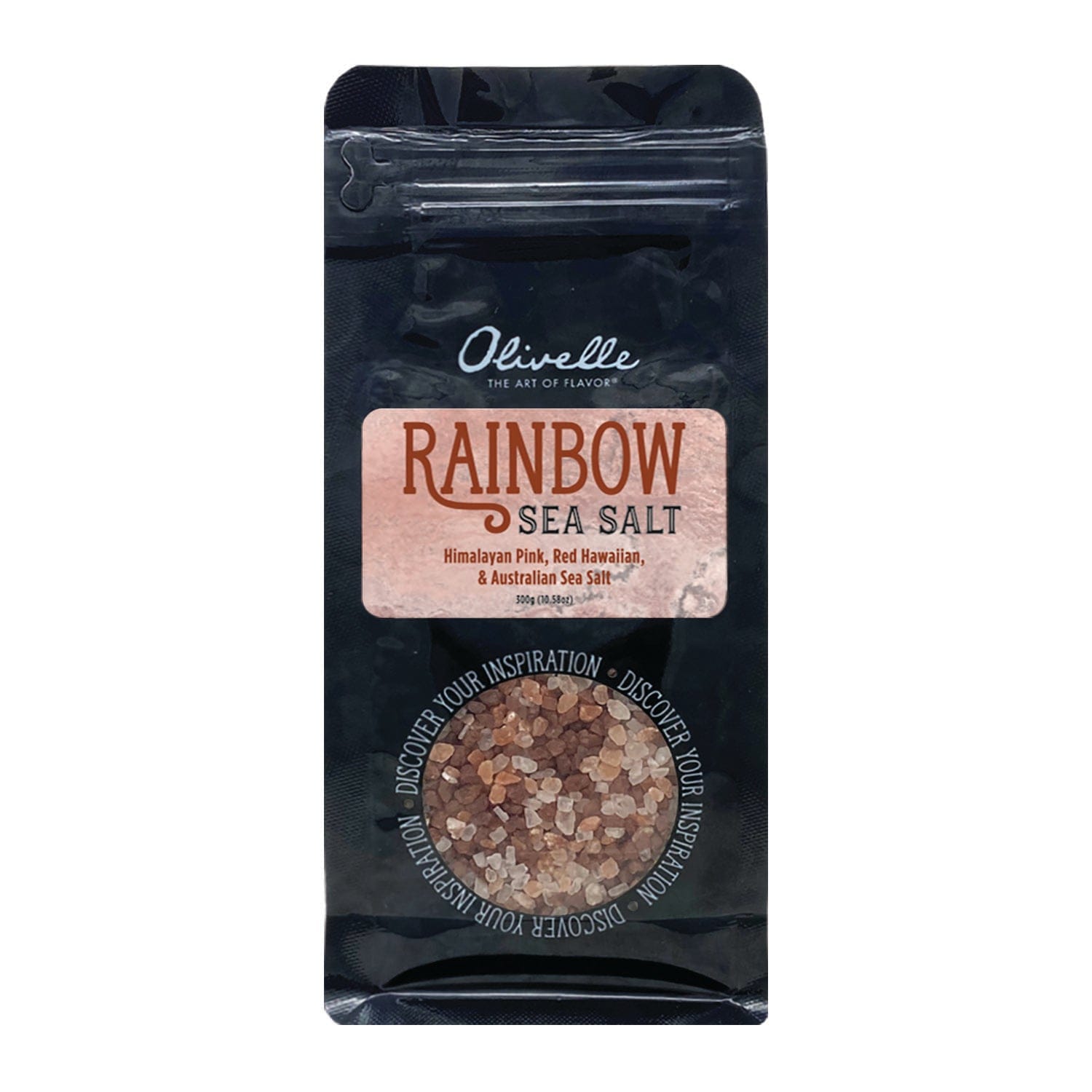 Olivelle Rainbow Sea Salt - Natural Gourmet Salt for Cooking, Baking & Seasoning - Perfect for Grilled Meats, Salads & Desserts