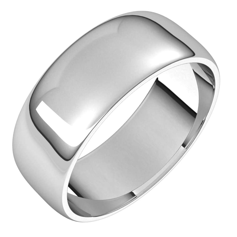 Sterling Silver 7mm Wedding Band Ring - Size 13.5 for Bridal & Anniversary
