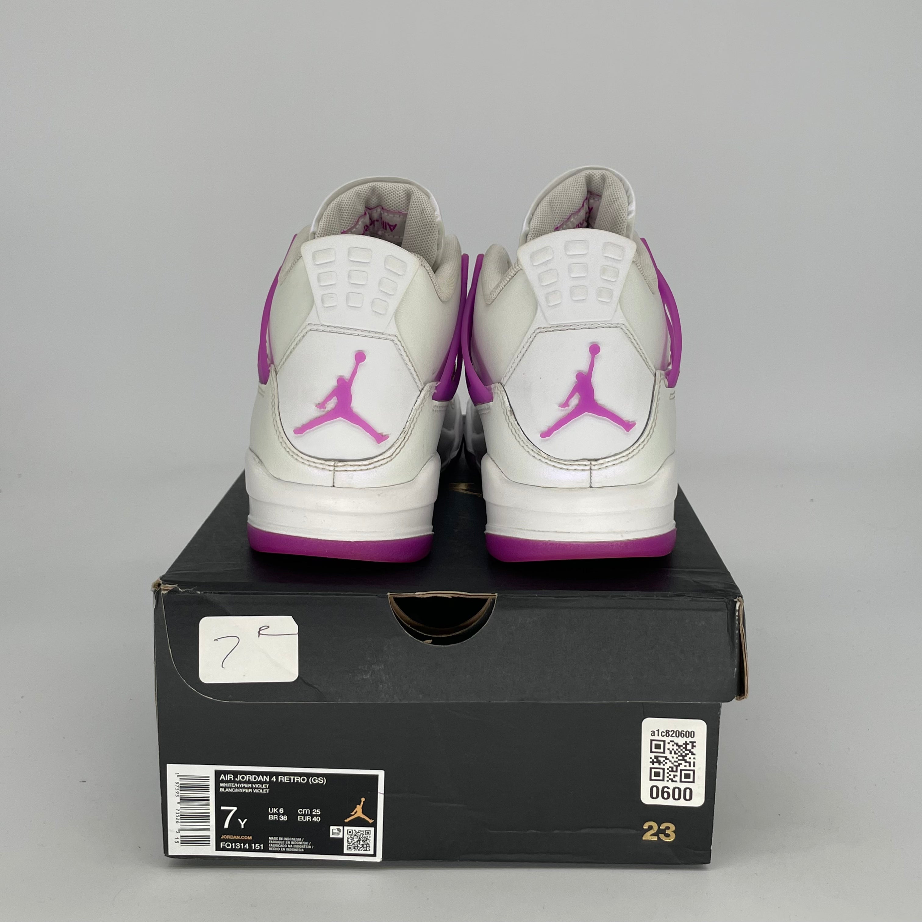 AIR JORDAN 4 HYPER VIOLET Basketball Shoes - Women's Size 7/8.5W (FQ1314-151) | Retro Sneakers for Running, Gym & Streetwear Fashion