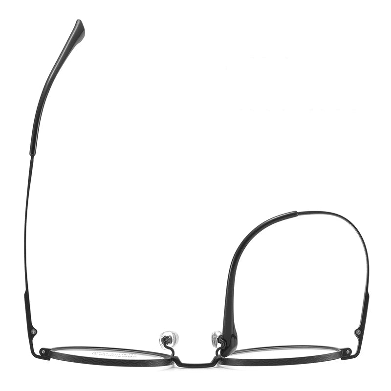 Bclear Unisex Full Rim Small Round Titanium Eyeglasses 6984 - Lightweight & Durable Frame for Reading, Work & Everyday Use