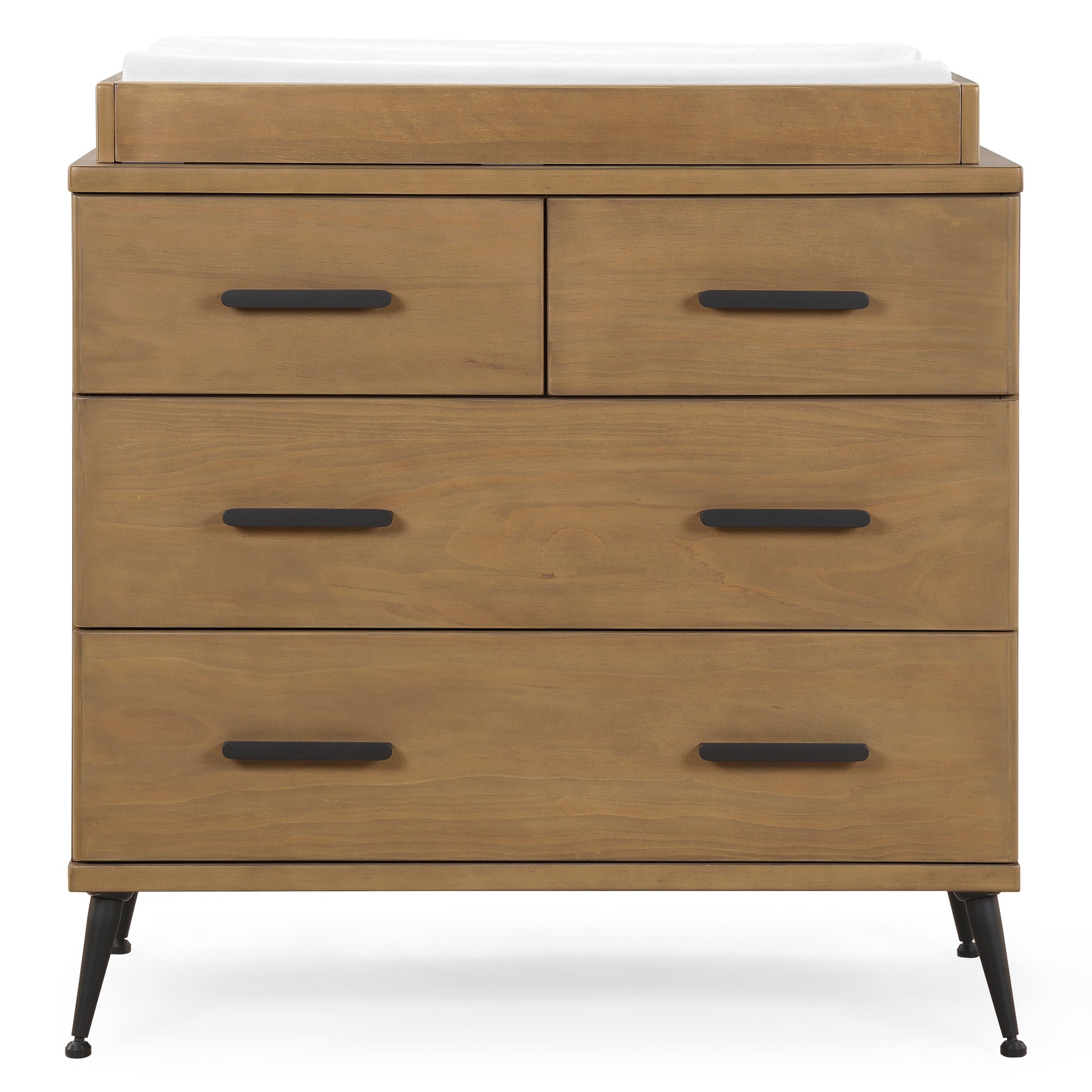 Sloane 4-Drawer Baby Dresser with Changing Table Top & Secure Interlocking Drawers - Perfect for Nursery Organization and Diaper Changing Station