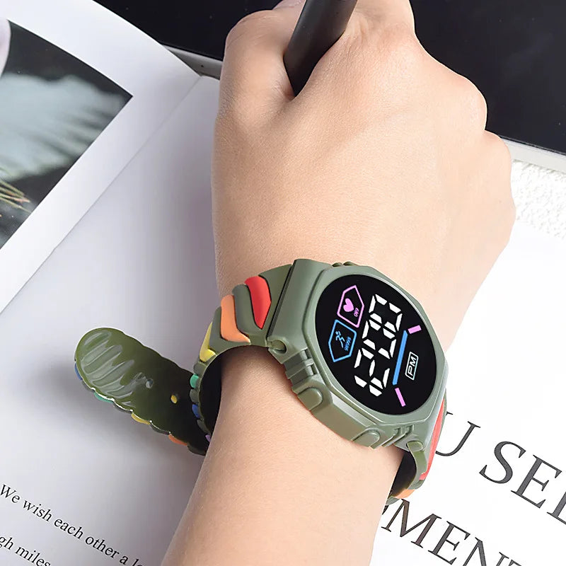Digital Wristwatch for Men & Women - Waterproof Smart Watch with Fitness Tracker, Heart Rate Monitor & Sleep Tracking - Perfect for Running, Swimming & Everyday Use