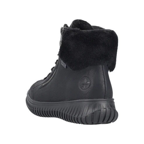 Rieker 74244 Black Women's Comfortable Casual Shoes - Perfect for Work, Walking & Everyday Wear