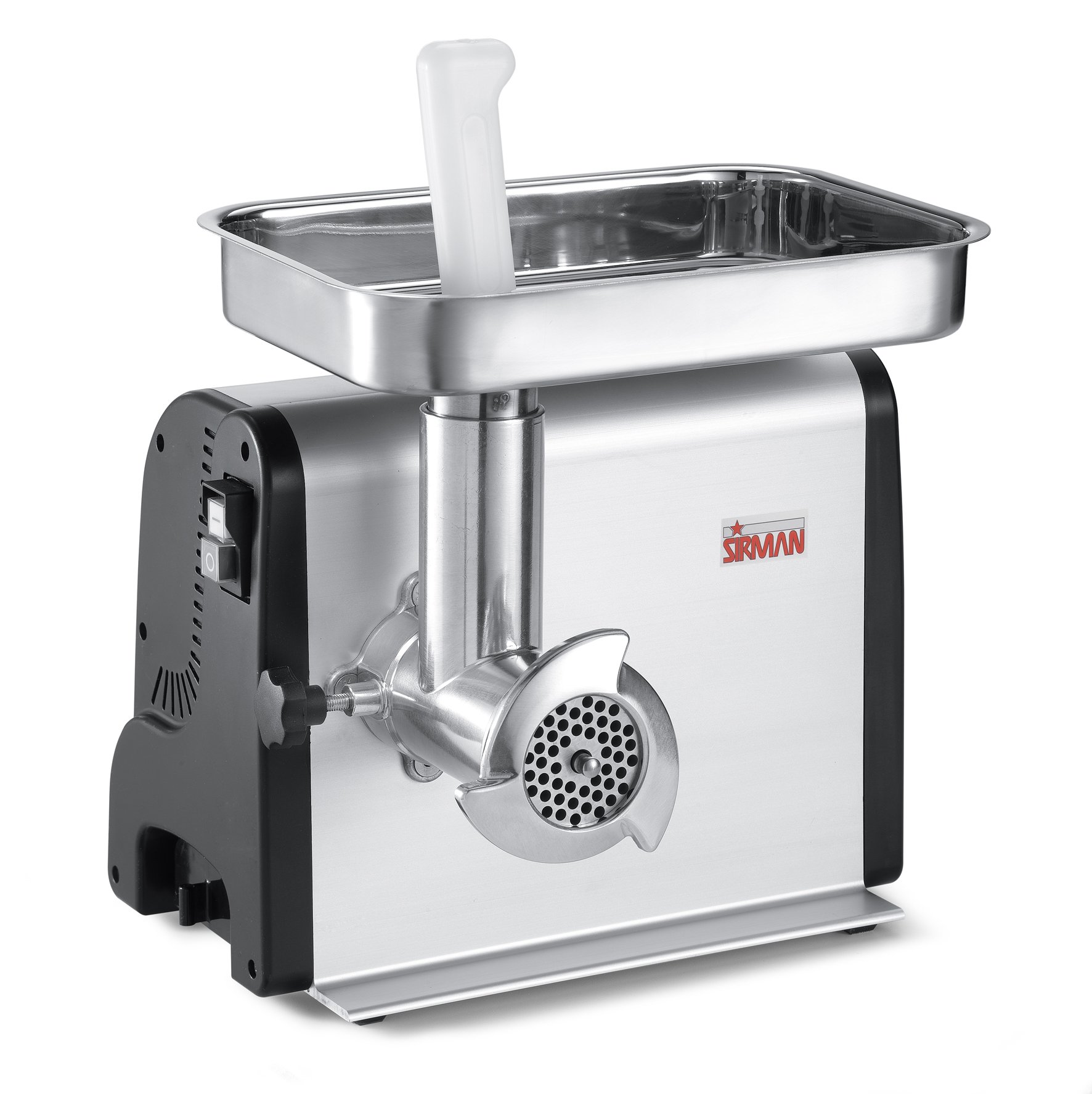 Sirman Commercial Meat Grinder - Heavy Duty Electric Meat Grinder for Home & Restaurant Use - Perfect for Ground Beef, Sausage & Burger Patties