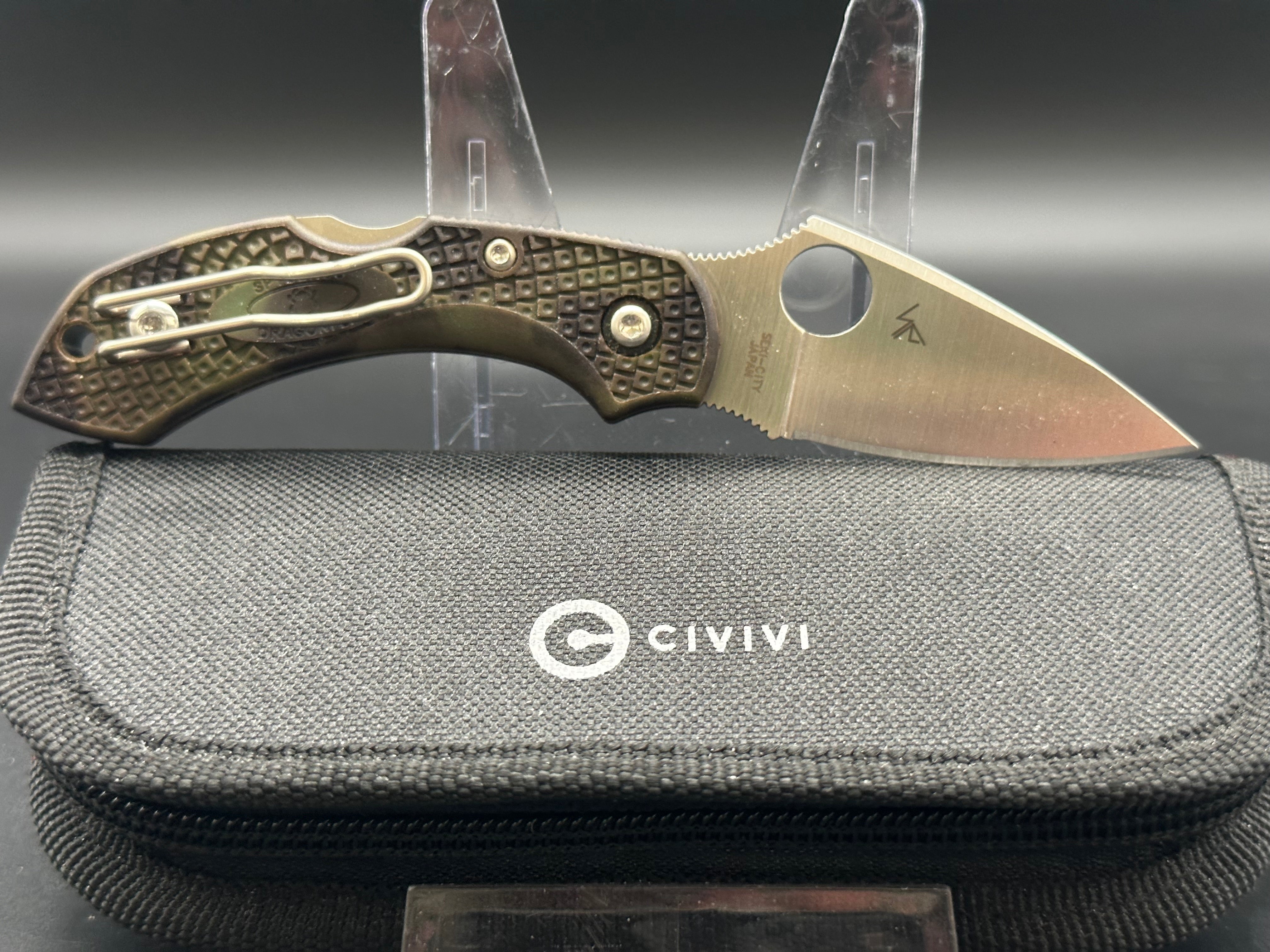 Spyderco Dragonfly 2 Zome Folding Pocket Knife - EDC, Outdoor, Camping & Everyday Carry Knife
