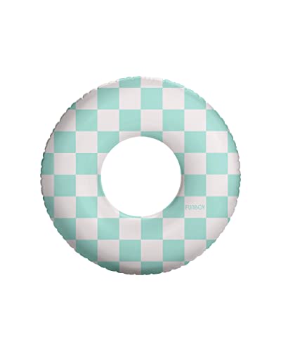 Blue Teal Checkers Kids Tube