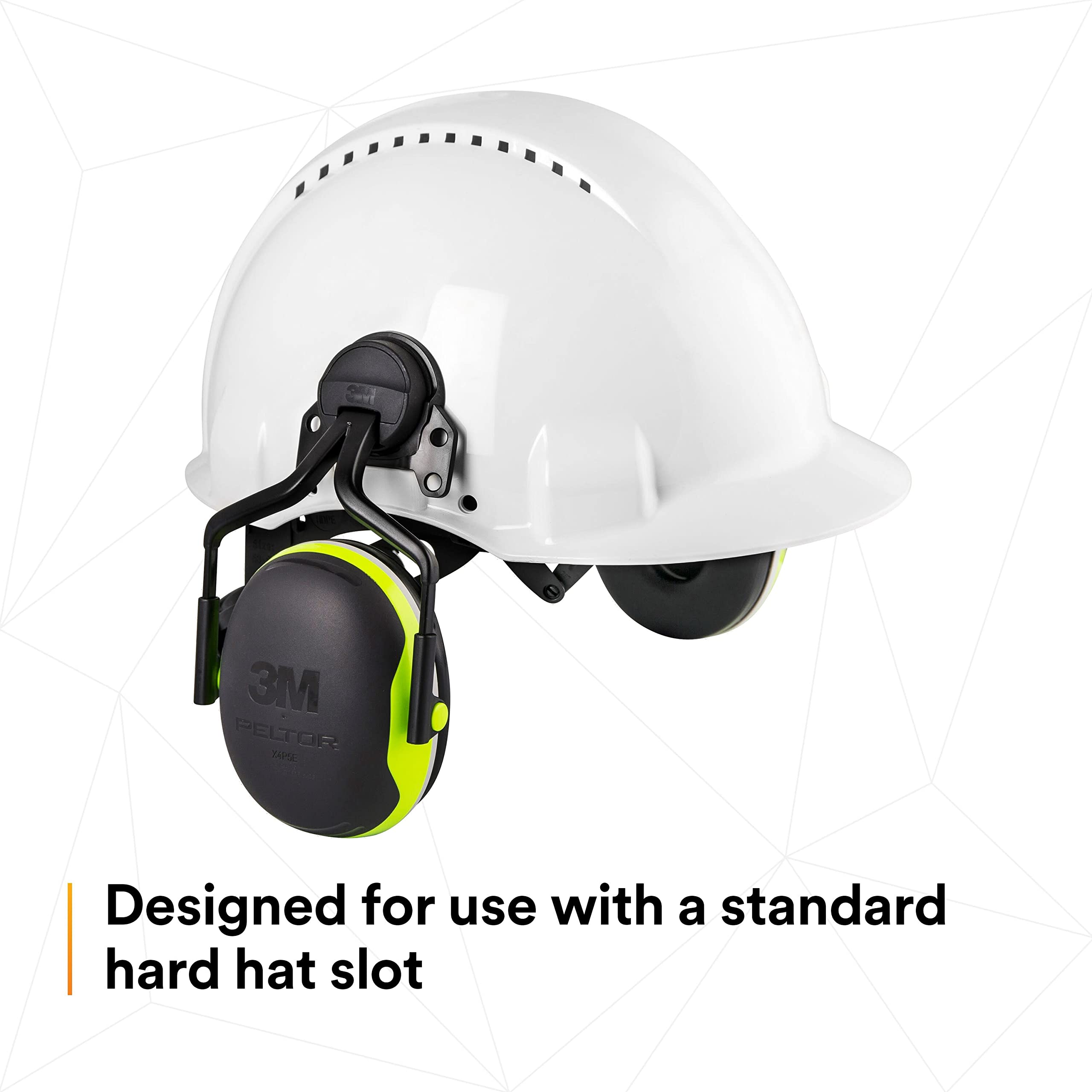 3M Standard Hard Hat with Attached Brim, ANSI Z89.1 Certified, Orange Safety Helmet for Construction & Industrial Use - One Size Fits Most Adults - Perfect for Construction Sites, Factories & Outdoor Work