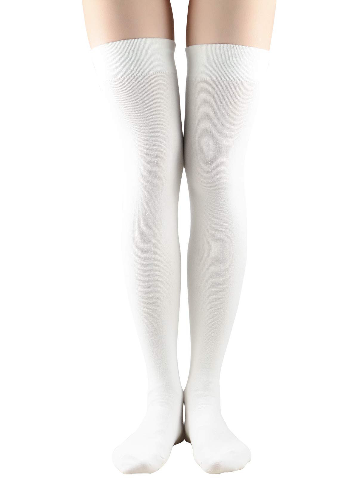 Azue Women's Non-Slip Thigh High Socks - Fashionable Above Knee Tube Stockings for Cosplay, Party & Winter Outfits - Perfect for Halloween, Dance Performances and Cold Weather Fashion
