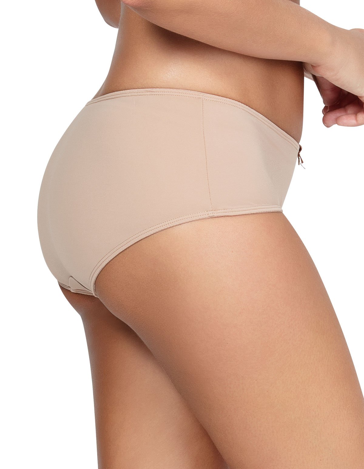 PARFAIT Women's Hipster Panties - Soft Cotton Underwear for Everyday Comfort (M, Bare) | Perfect for Work, Lounge & Sleep | Emma P5495