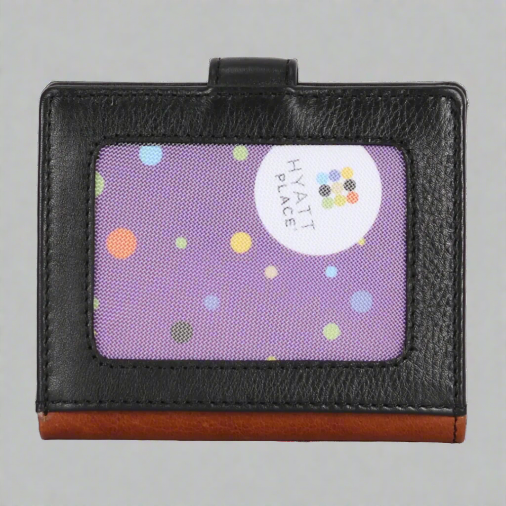 BOL Men's Slim RFID Blocking Leather Card Holder with Tab Back - Perfect for Business, Travel & Everyday Use